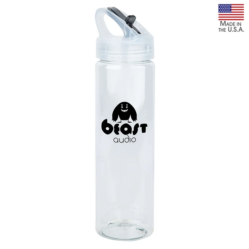 Newport II 25 oz. PET Bottle with Flip Spout