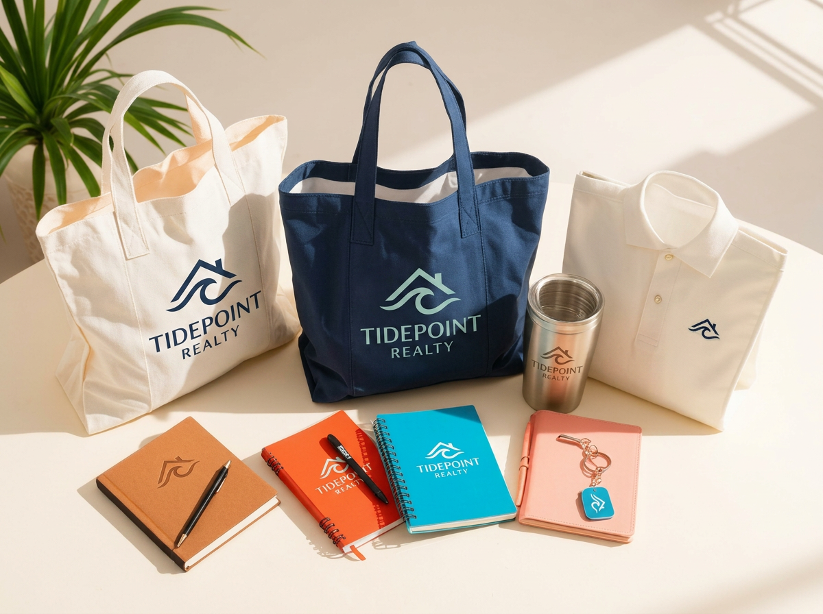 Real estate team promotional products project